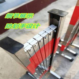 不锈钢伸缩围栏幼儿园施工安全护栏可移动折叠户外活动隔离挡栅栏