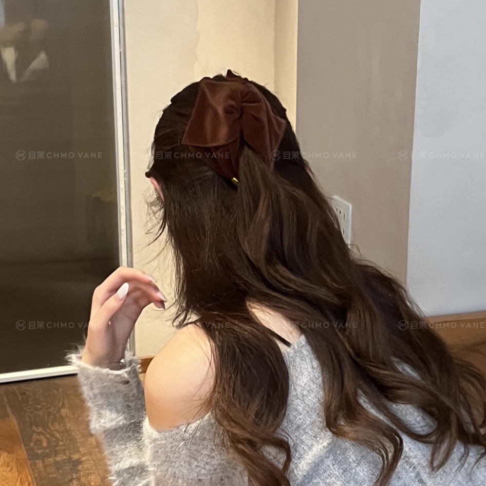 密绒后脑勺抓夹新宽头饰法式