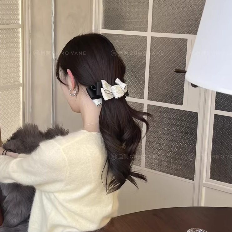 且茉~【1.12新品】巴黎小香~高马尾香蕉夹竖夹新款高级感头饰发饰,饰品/流行首饰/时尚饰品新,发饰,淘宝优惠券,粉丝福利购,淘宝优惠卷