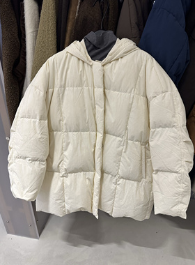 Riva 冬新款泡菜面料韩版宽松显瘦连帽高品鹅绒服女加厚保暖外套