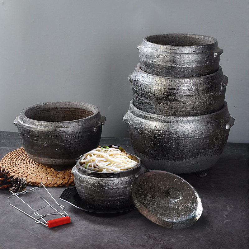 明火干烧不裂土陶瓷炖豆腐酥鱼砂锅面米线锅涮煮麻辣烫土豆粉砂锅