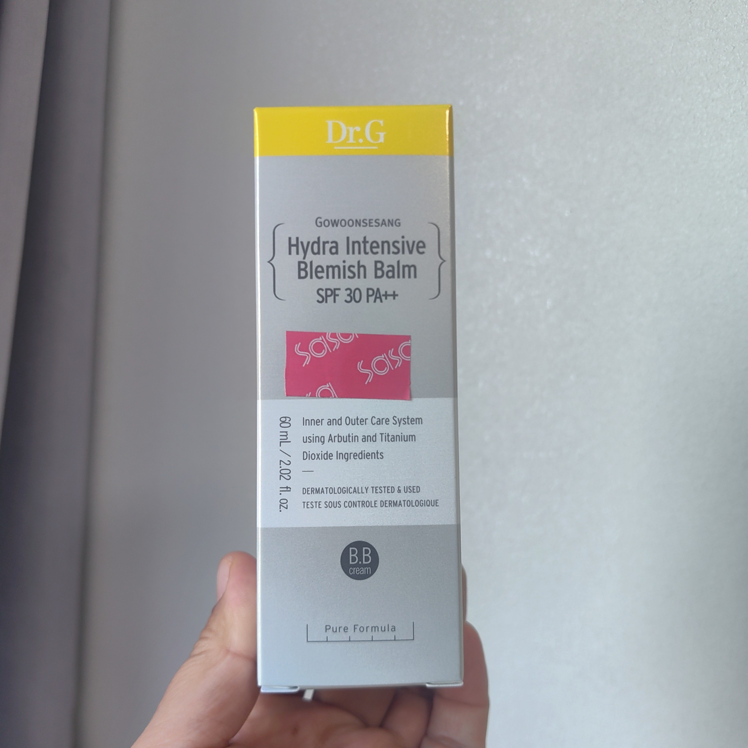 莎莎购韩国Dr.G多功能全效BB霜SPF30控油遮瑕60ml drg SPF30PA++
