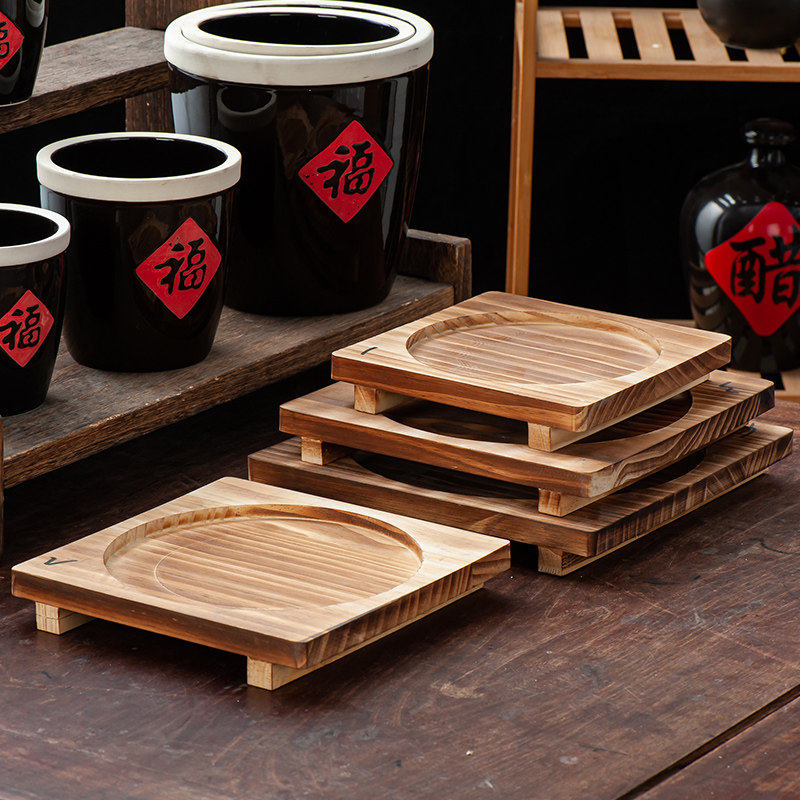简约炭炉围炉煮茶砂锅药壶隔热木垫汤锅烤盘铁板烧实木耐高温底座,餐饮具,餐用托盘,淘宝优惠券,粉丝福利购,淘宝优惠卷
