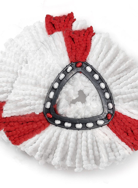 适用于o-cedar 微力达 vileda拖把替换布家用吸水三角旋转拖布头