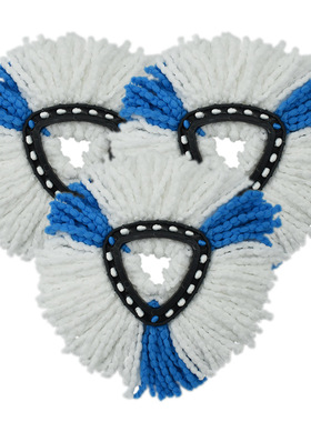 适配Vileda 微力达O-Cedar EasyWring拖把头替换棉线家用三角旋转