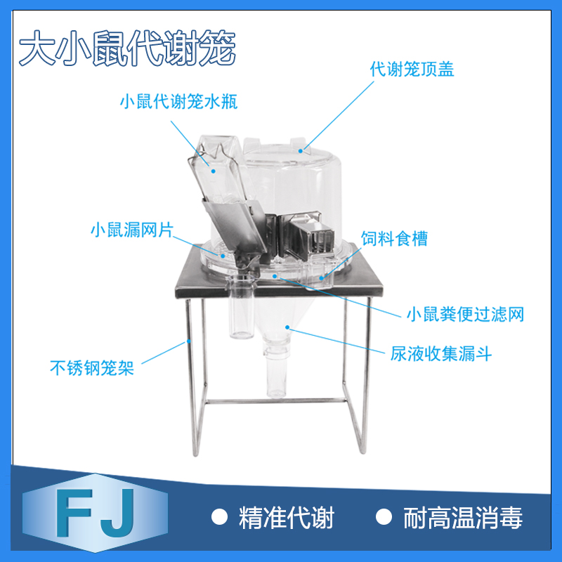 实验小鼠大鼠精准确PC代谢笼 收集...