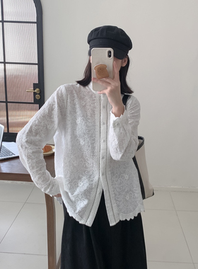 2025秋季新款韩版宽松显瘦百搭长袖衬衫女设计感小众上衣01654