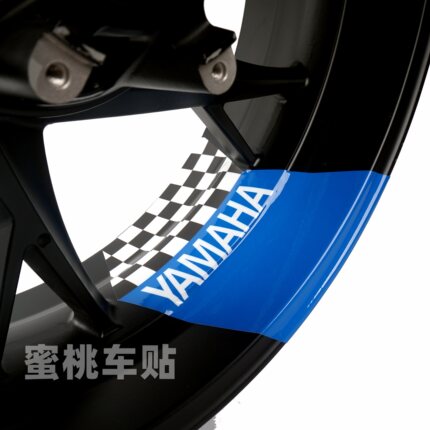 适用于 雅马哈R1 R7 R3 MT09 MT07 MT03 轮毂贴 轮圈大箭头贴纸
