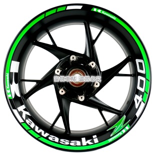 Z900 改装 Z1000 Z800 轮毂贴反光贴 Z650 川崎摩托Z250Z400