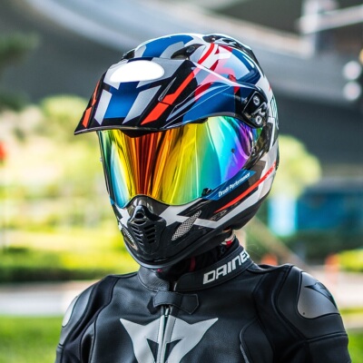 ARAITOURCROSS3拉力头盔电镀