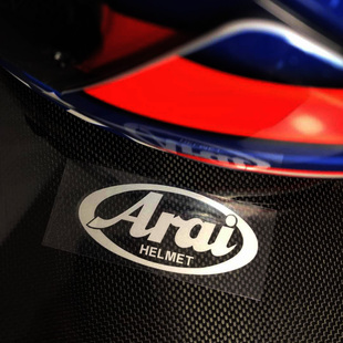 头盔RX 7X RR5镜片贴纸 头盔竞技组合 gopro 改装 反光贴