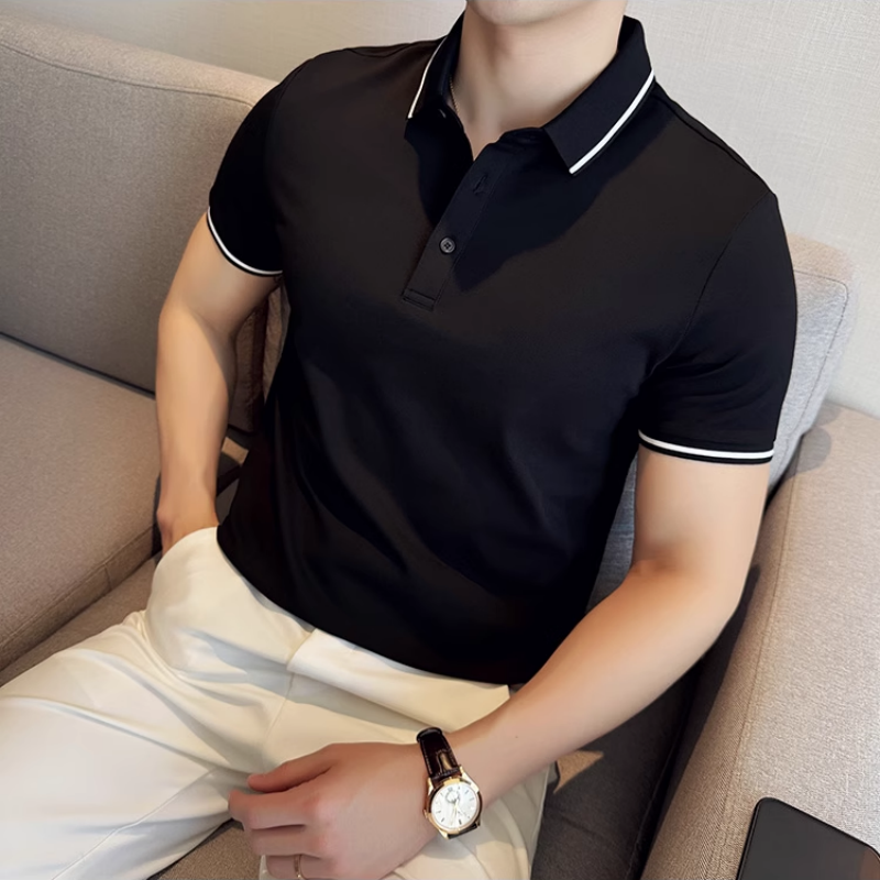 7A抗菌POLO衫男棉质舒适透气保罗