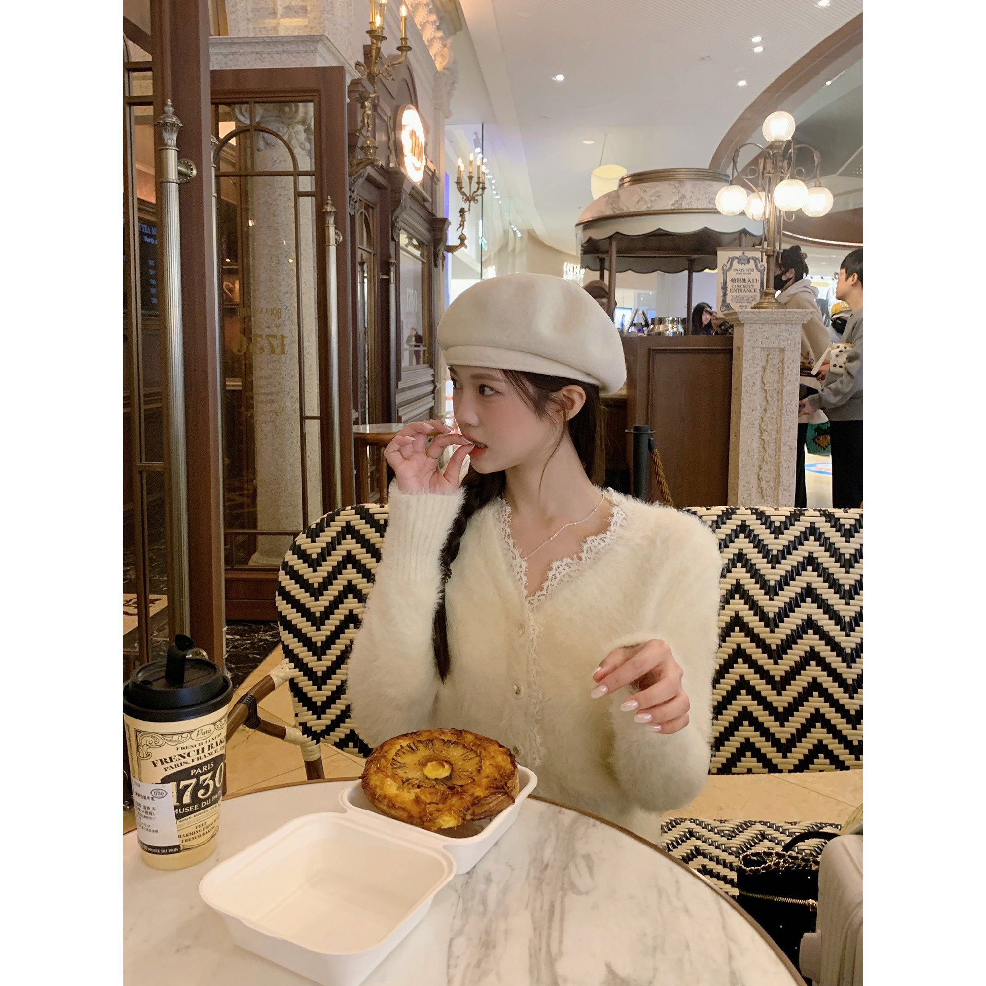 切糕自制小个子冬季新款修身上衣女加厚内搭外套好看白色慵懒毛衣,个性定制/设计服务/DIY,棉服工装,淘宝优惠券,粉丝福利购,淘宝优惠卷