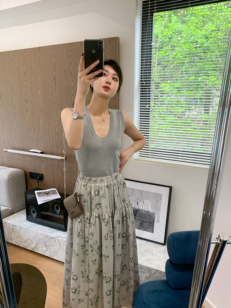 【陈格格】氧气wan能内搭~针织小吊带背心上衣V领无袖打底夏季新