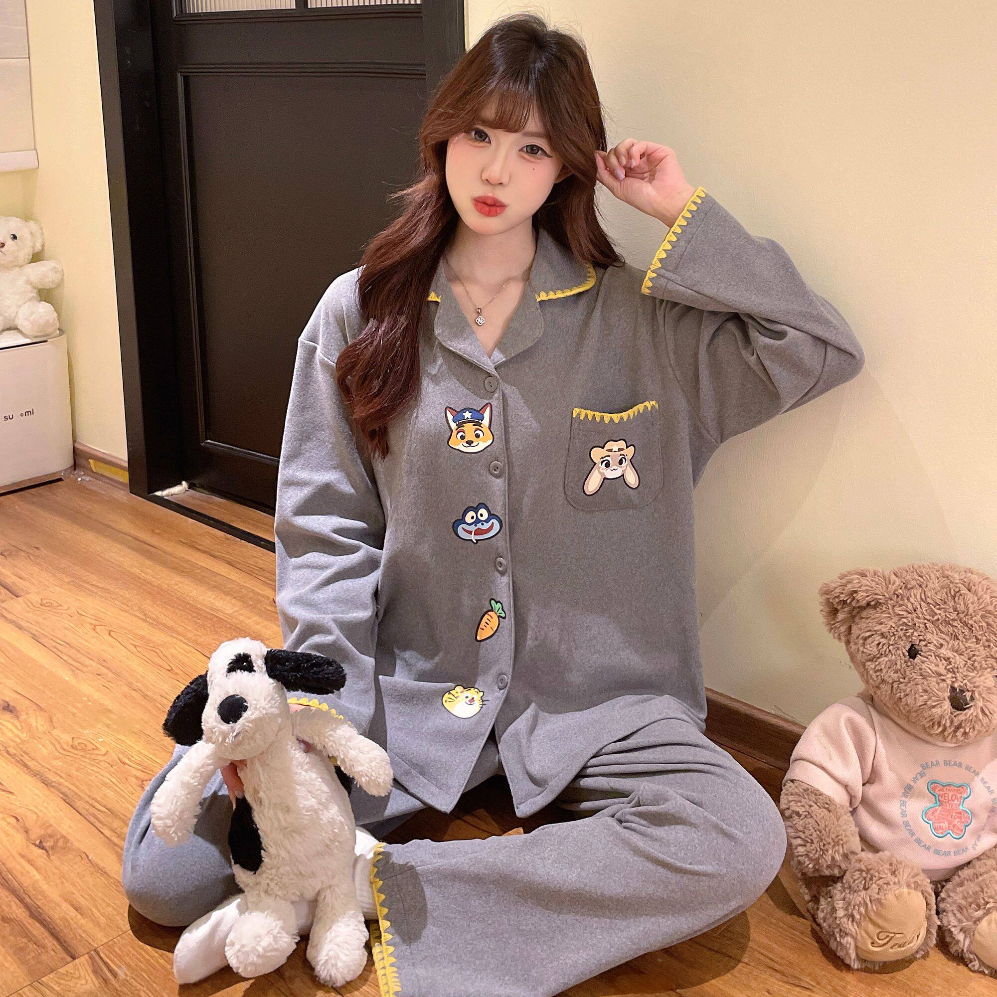 春秋季德绒睡衣女款2026新款爆款