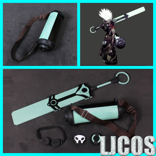 【LJCOS】英雄联盟LOL 时间刺客 艾克 武器背筒眼镜腰饰腿饰 全套