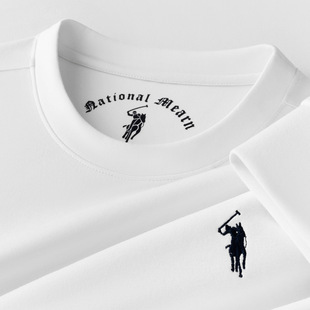 重磅保罗正品刺绣百搭商务情侣装圆领包边工艺套头长袖卫衣商务男