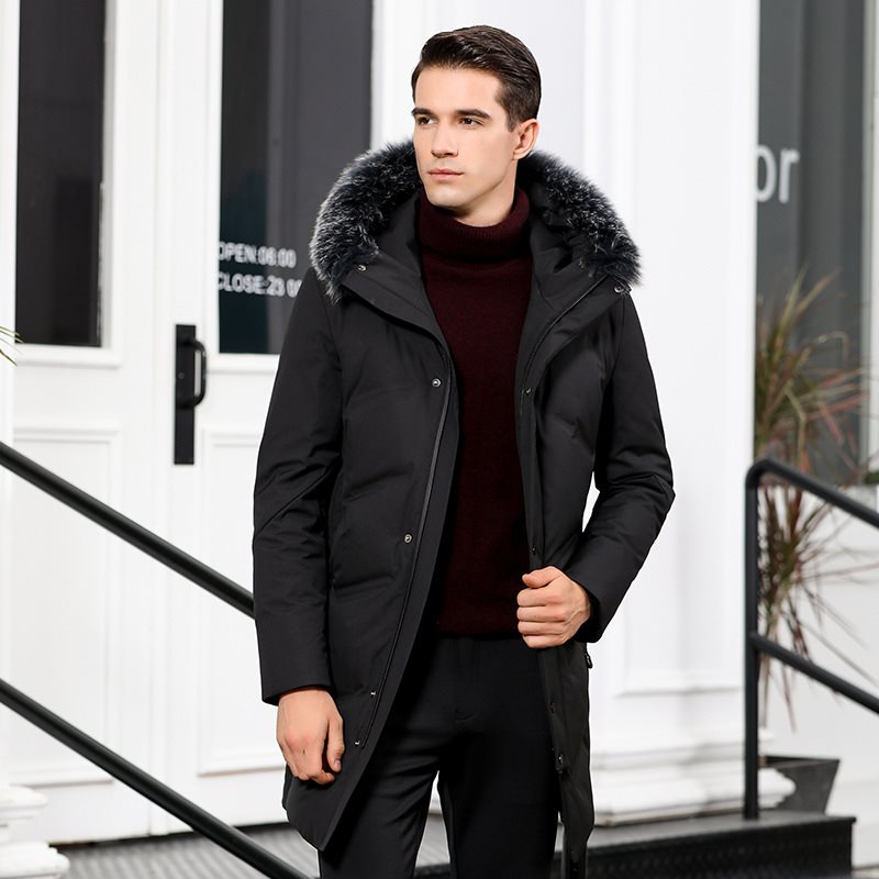 2018 winter long hooded warm down jacket men's clothing在類目 男裝, 羽絨服中 - 來自Buy2taobao.com提供專業的淘寶代購服務