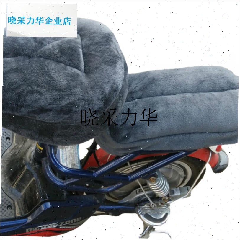 丝绒加厚秋e冬电动自行车座套电动自行车座垫座套柔软舒适保暖通l