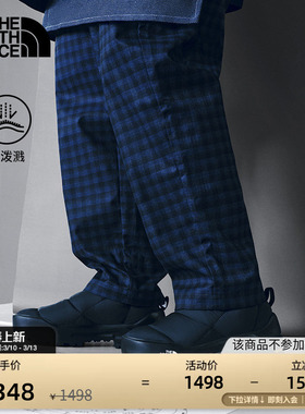 北面UE设计师款格纹休闲裤男多口袋户外防泼水TheNorthFace|8E1Y