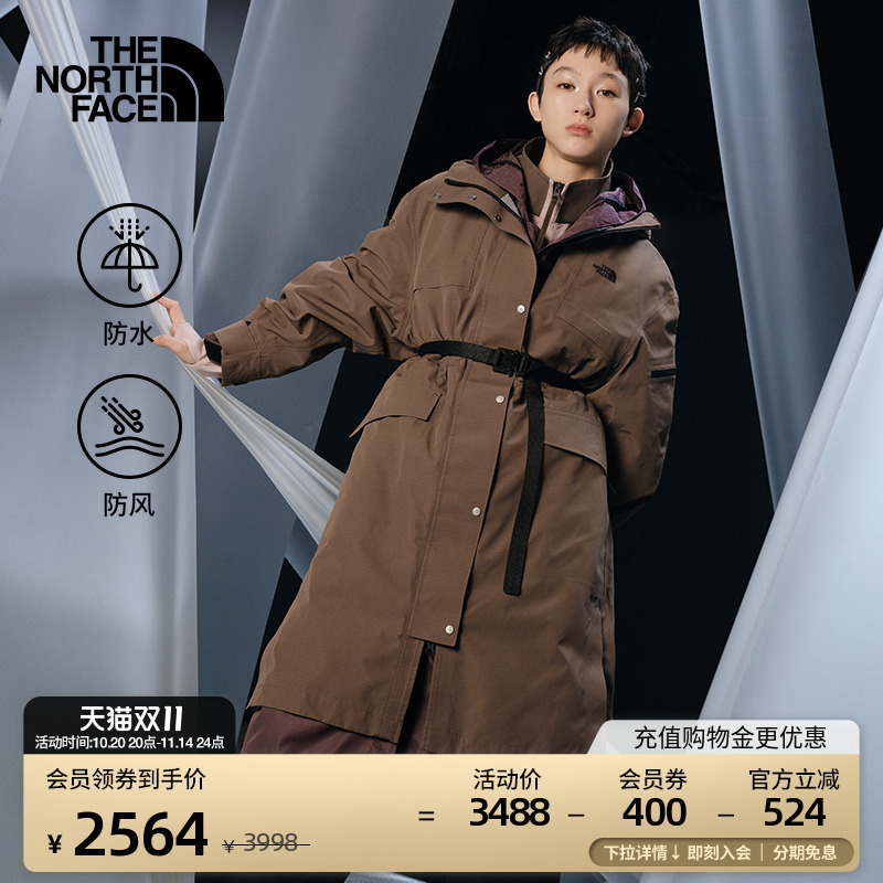 北面UE女防水冲锋衣外套