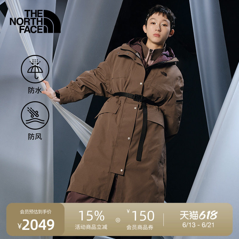 北面UE女防水冲锋衣外套