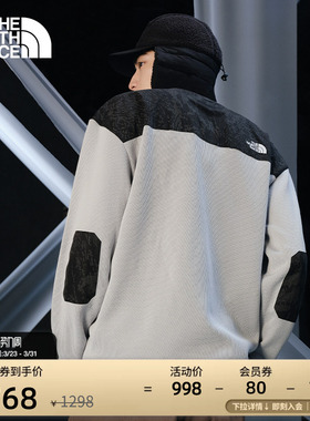 北面UE款针织卫衣男圆领时尚拼接舒适透气户外TheNorthFace|8CJF