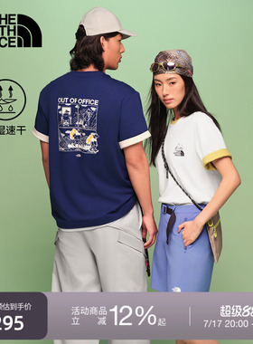 北面速干衣短袖T恤男女运动户外透气新款TheNorthFace|8M77