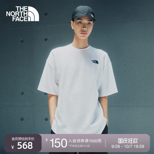北面UE设计师款男夏圆领短袖T恤