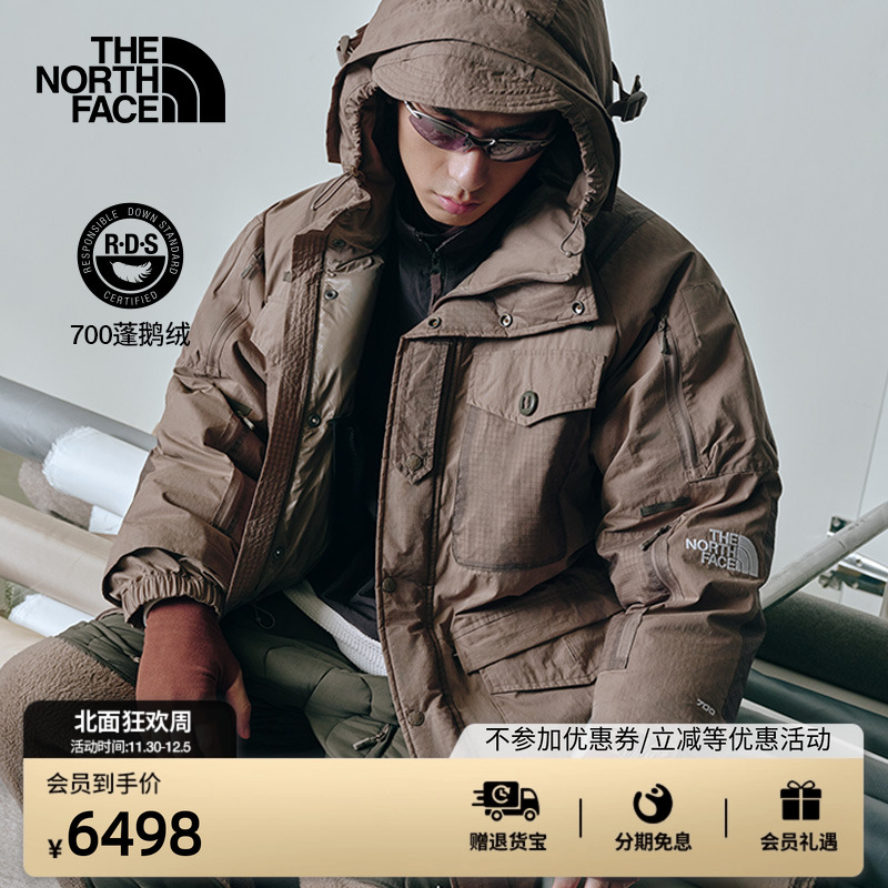 北面UE设计师款男款中长羽绒服