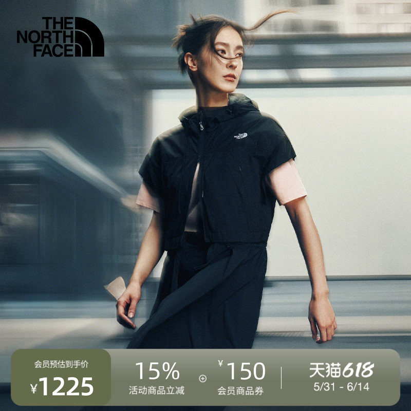 北面UE设计师款女可拆卸马甲半裙两穿户外TheNorthFace|8CKY