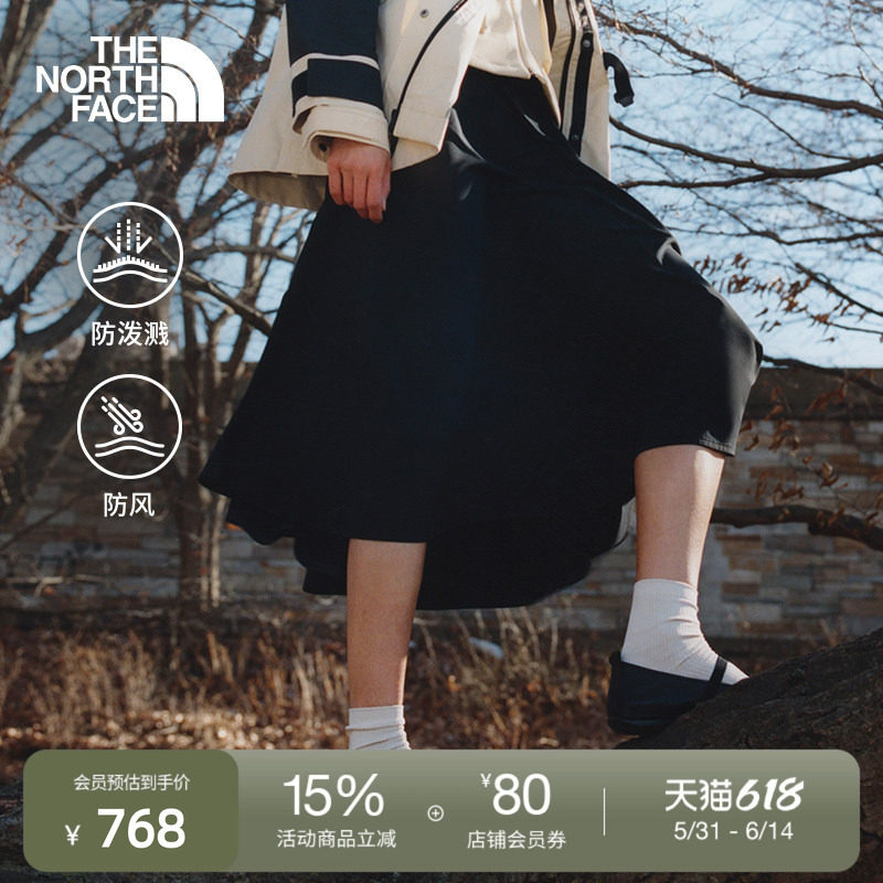 北面UE女款防风防泼水A字半身裙宽松城市户外TheNorthFace|8CJ5