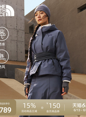 北面UE设计师款马年硬壳外套冲锋衣女防水户外TheNorthFace|8E69