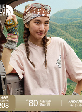 北面男女同款TDC印花系列短袖T恤户外新款TheNorthFace|8GYY
