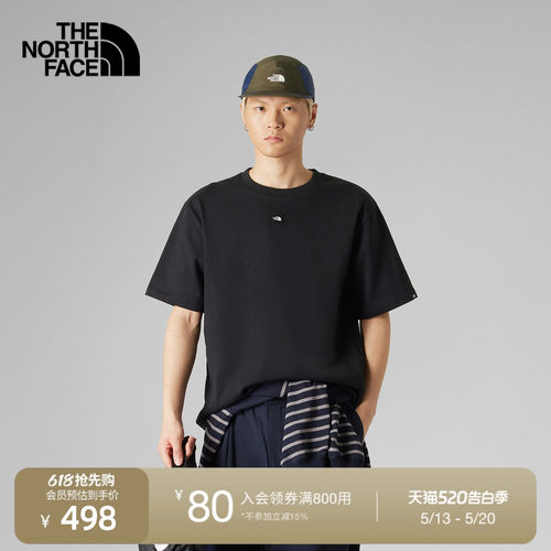 北面UE男重磅纯棉舒适短袖T恤