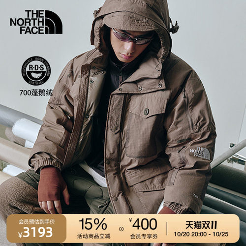 北面UE设计师款男款中长羽绒服