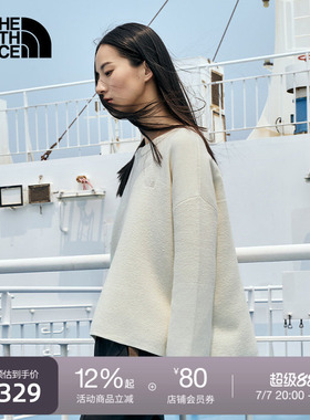 北面UE设计师款女毛衣圆领宽松落肩袖户外秋款TheNorthFace|8E72
