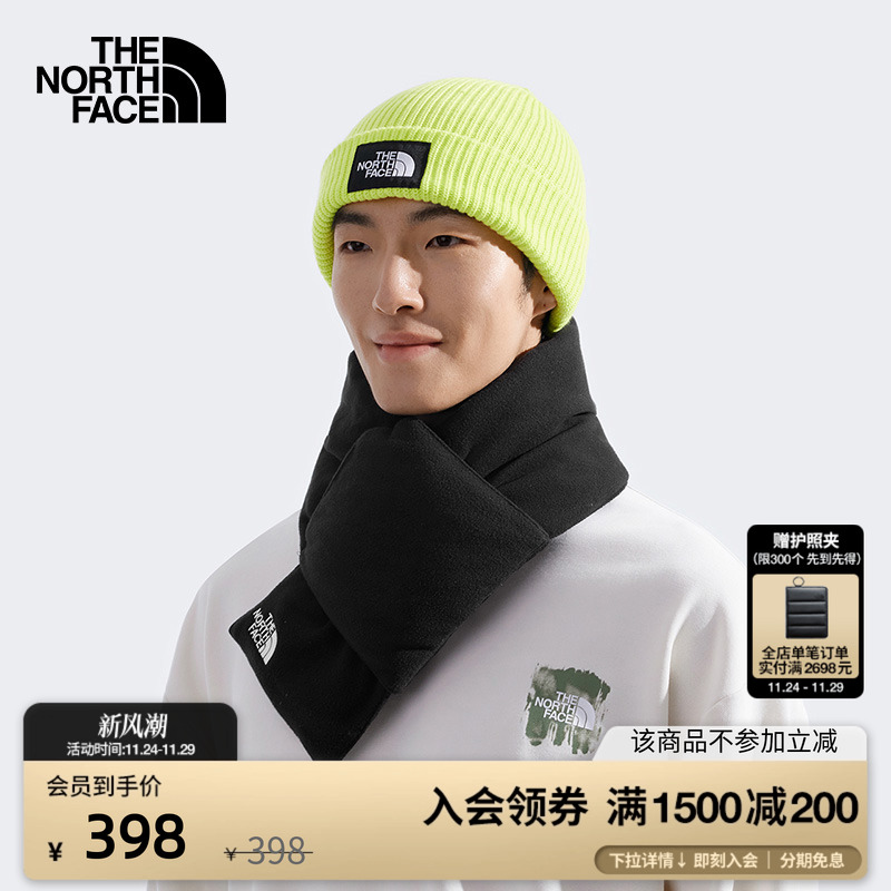 北面男女同款轻量防泼水围巾