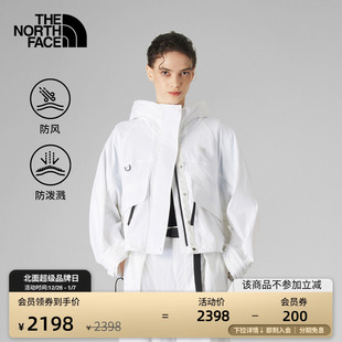 8E6R TheNorthFace 北面UE设计师款 女A字形防风夹克防泼水户外新款