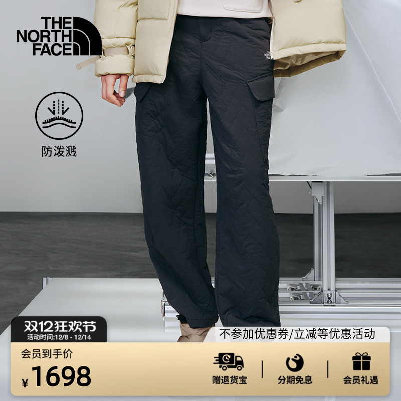 北面UE设计师款女防泼水夹棉长裤
