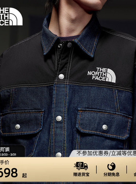 北面UE设计师款牛仔夹克外套牛仔裤男款套装户外新款TheNorthFace