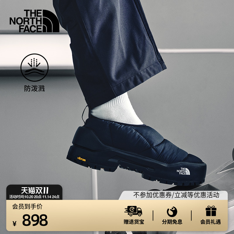 北面男女同款一脚蹬保暖休闲鞋