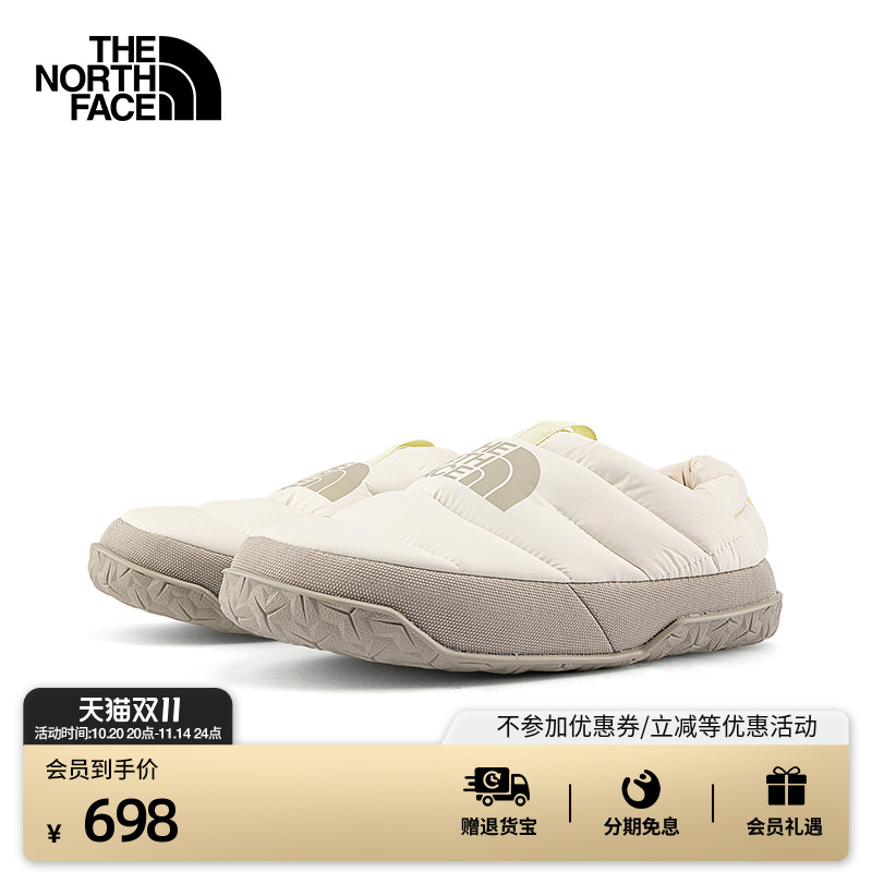 北面女轻便保暖鹅绒营地鞋