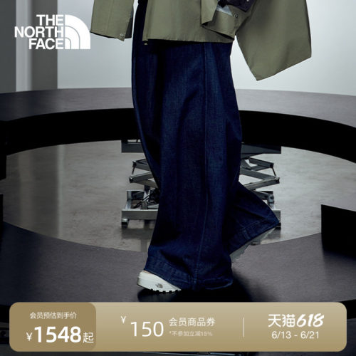 北面UE设计师款女牛仔夹克阔腿裤