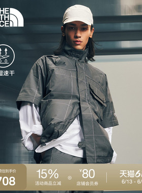【李昀锐同款】北面UE设计师款速干短袖衬衫 TheNorthFace|8CKJ