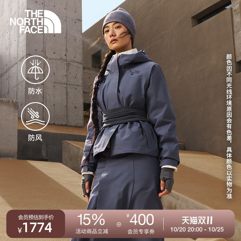 北面UE设计师款马年硬壳外套冲锋衣女防水户外TheNorthFace|8E69