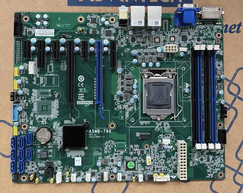 研华服务器主板ASMB-786G2-00A1支持i9-9900 Server 2019系统正品