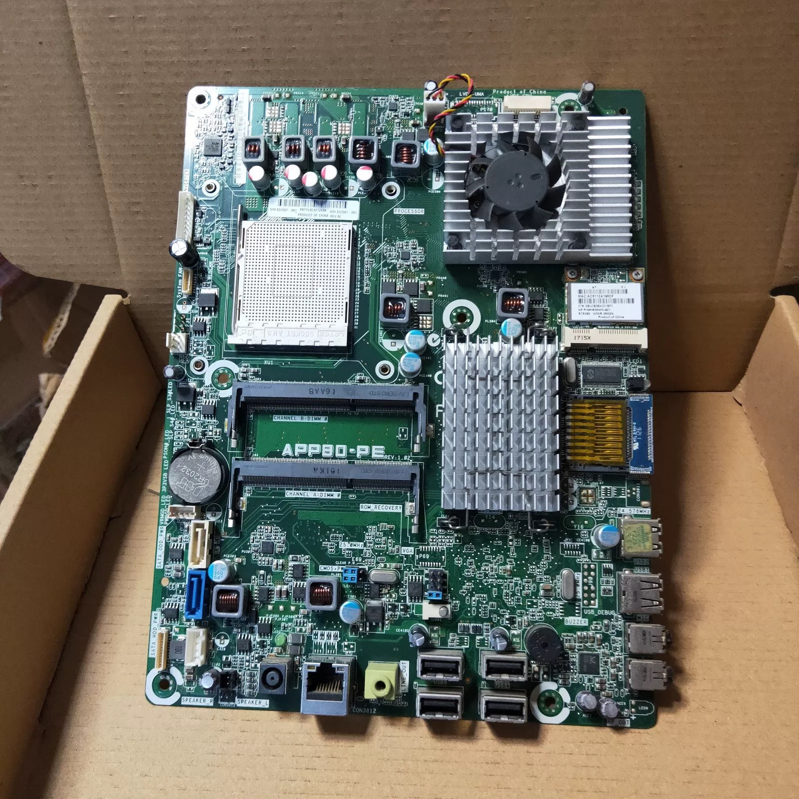 原装HP 305-5118cx 5138cn 一体机主板 APP80-PE 637587-001