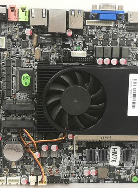 QM6600 i3-2330工控机一体机主板 2代I3主板 带LVDS LPT COM