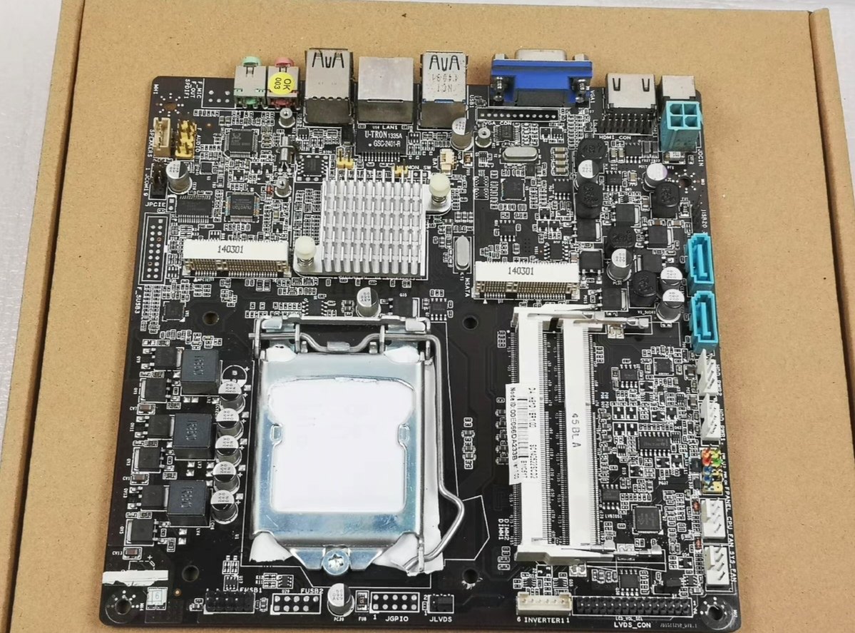 昂达H81 IPC迷你ITX工控机一体机主板 12V/MSATA/LVDS/COM/USB3.0图片